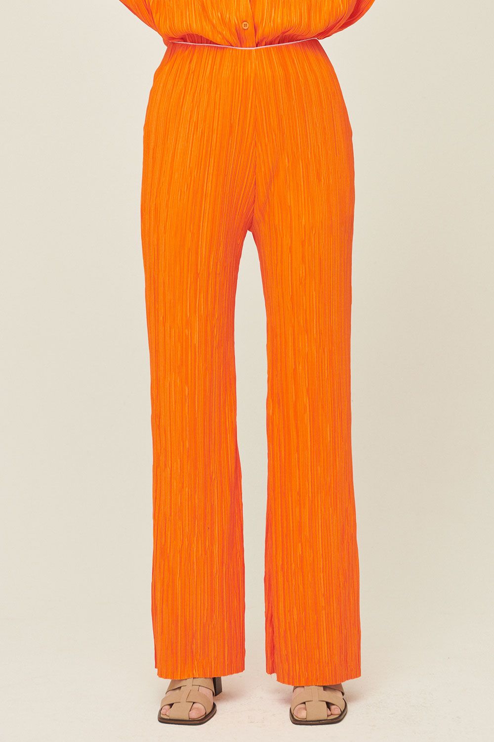 storets.com Maria Flared Leg Plisse Pants