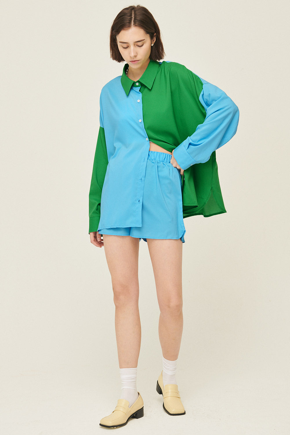 storets.com Bria Lounge Shirt and Shorts Set