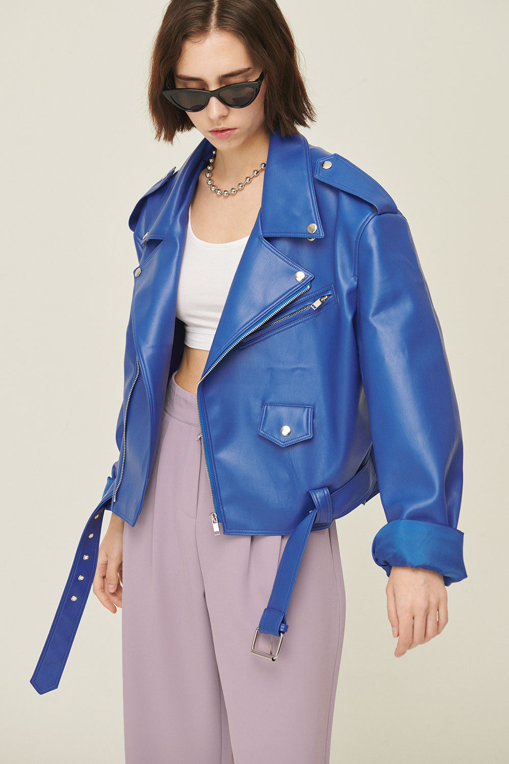 storets.com Emma Pleather Rider Jacket