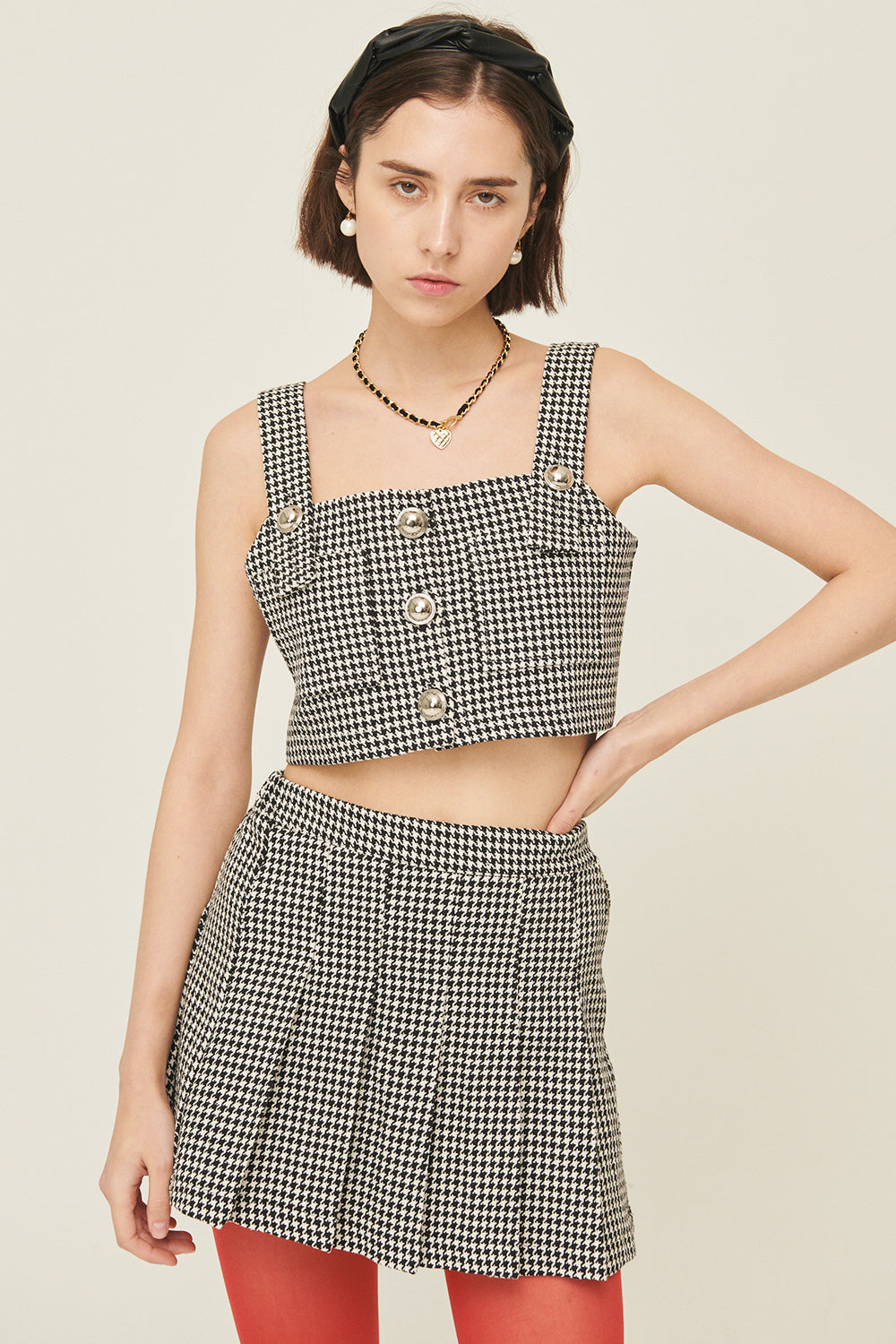 storets.com Haley Buttoned Crop Top