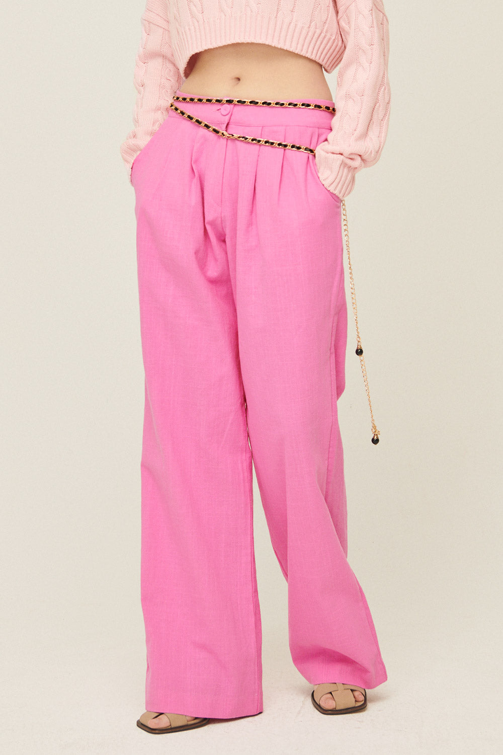 storets.com Sabrina Pintucked Wide Pants