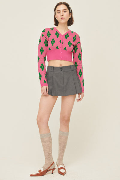 storets.com Loretta Highteen Argyle Cardigan