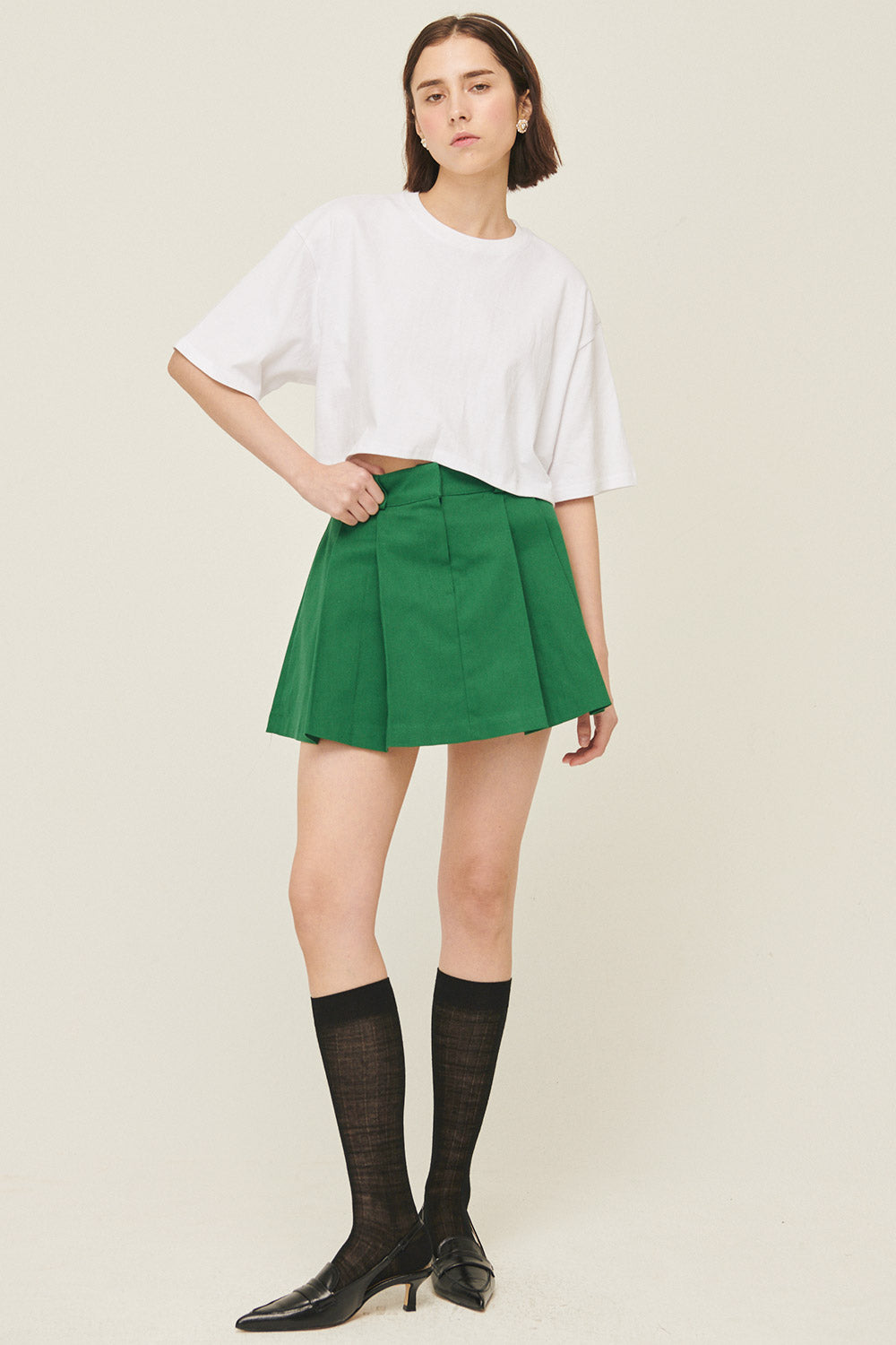 storets.com Sienna Kick Pleats Skirt