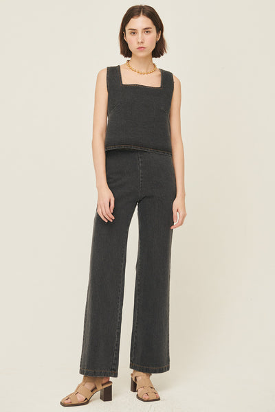 storets.com Harper Sleeveless Denim Top