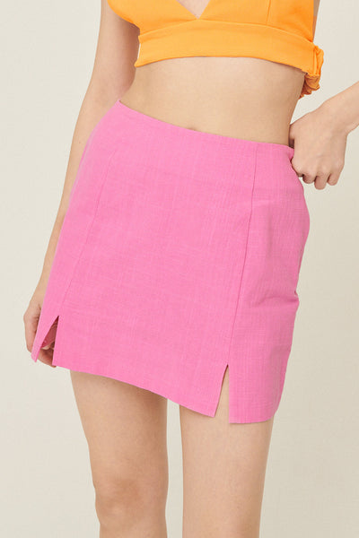 storets.com Sabrina Slit Mini Skirt