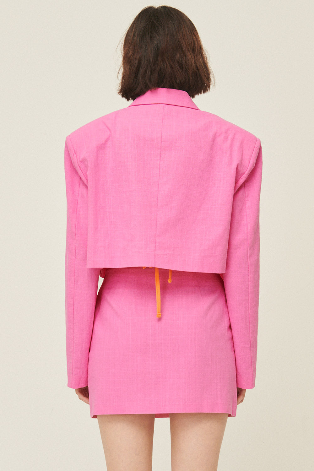 storets.com Sabrina Cropped Handkerchief Blazer