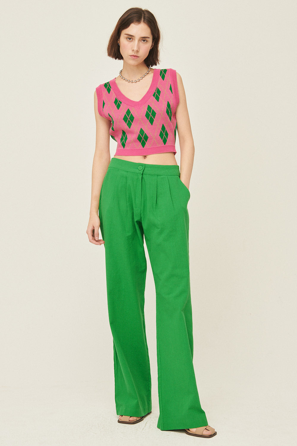 storets.com Sabrina Pintucked Wide Pants