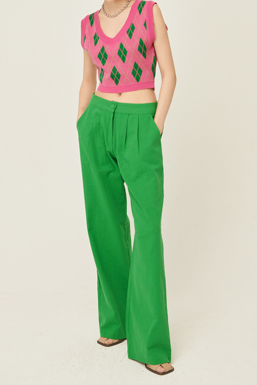 storets.com Sabrina Pintucked Wide Pants