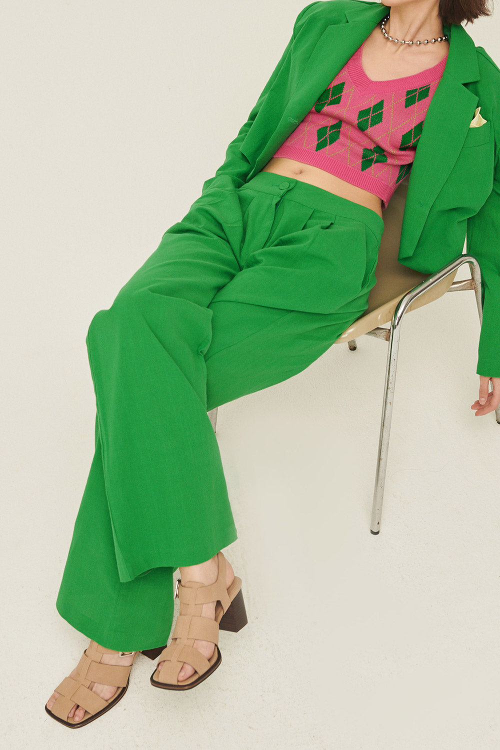 storets.com Sabrina Pintucked Wide Pants