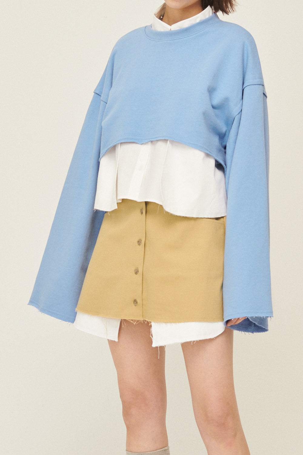 storets.com Sarah Arch Cropped Sweatshirt