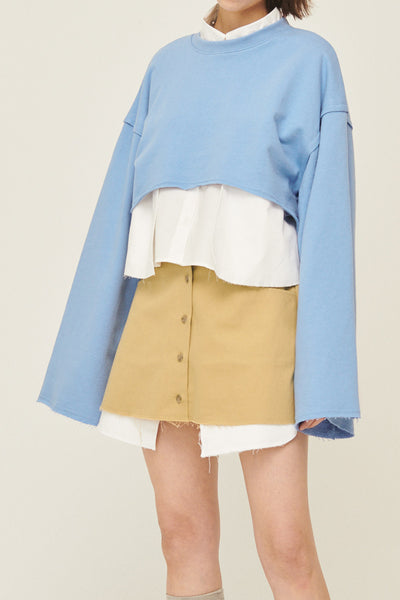 storets.com Sarah Arch Cropped Sweatshirt