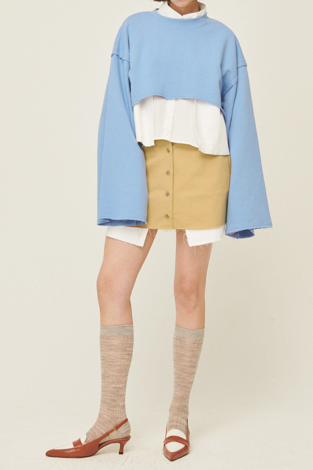 storets.com Sarah Arch Cropped Sweatshirt