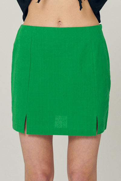storets.com Sabrina Slit Mini Skirt