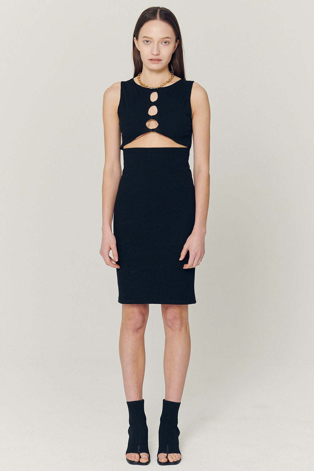 storets.com Samantha Back Cut-Out Midi Dress