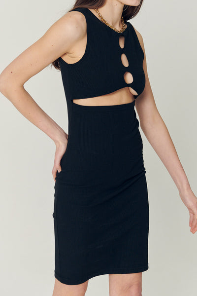 storets.com Samantha Back Cut-Out Midi Dress
