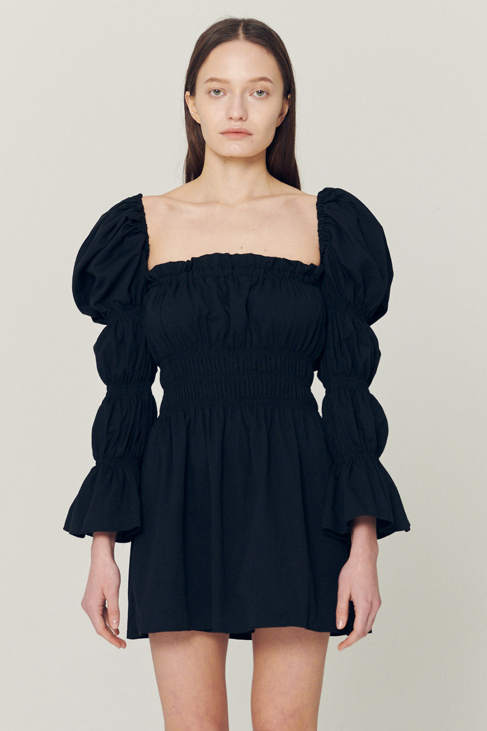 storets.com Clare Balloon Sleeve Mini Dress