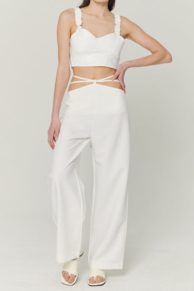 storets.com Thea Wide Leg String Pants
