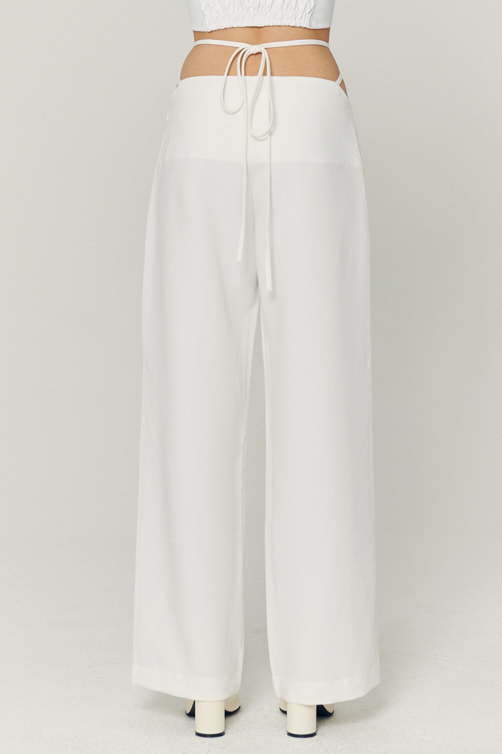 storets.com Thea Wide Leg String Pants