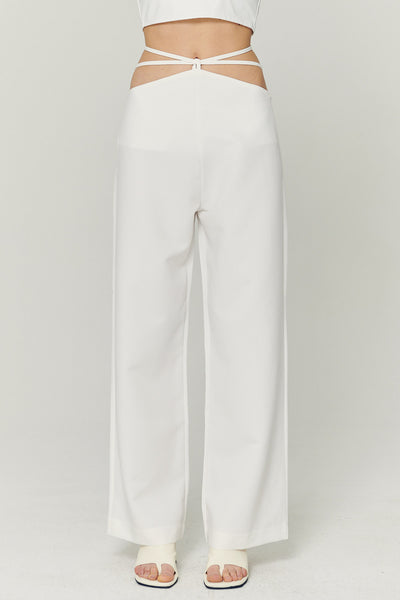 storets.com Thea Wide Leg String Pants