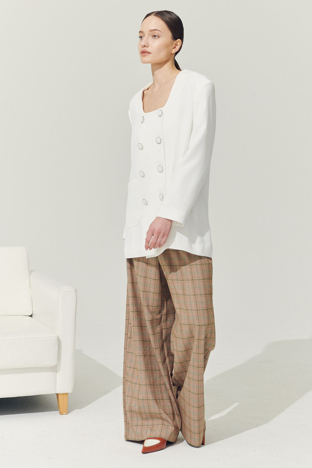 storets.com Re:born Sia Double Button Blazer