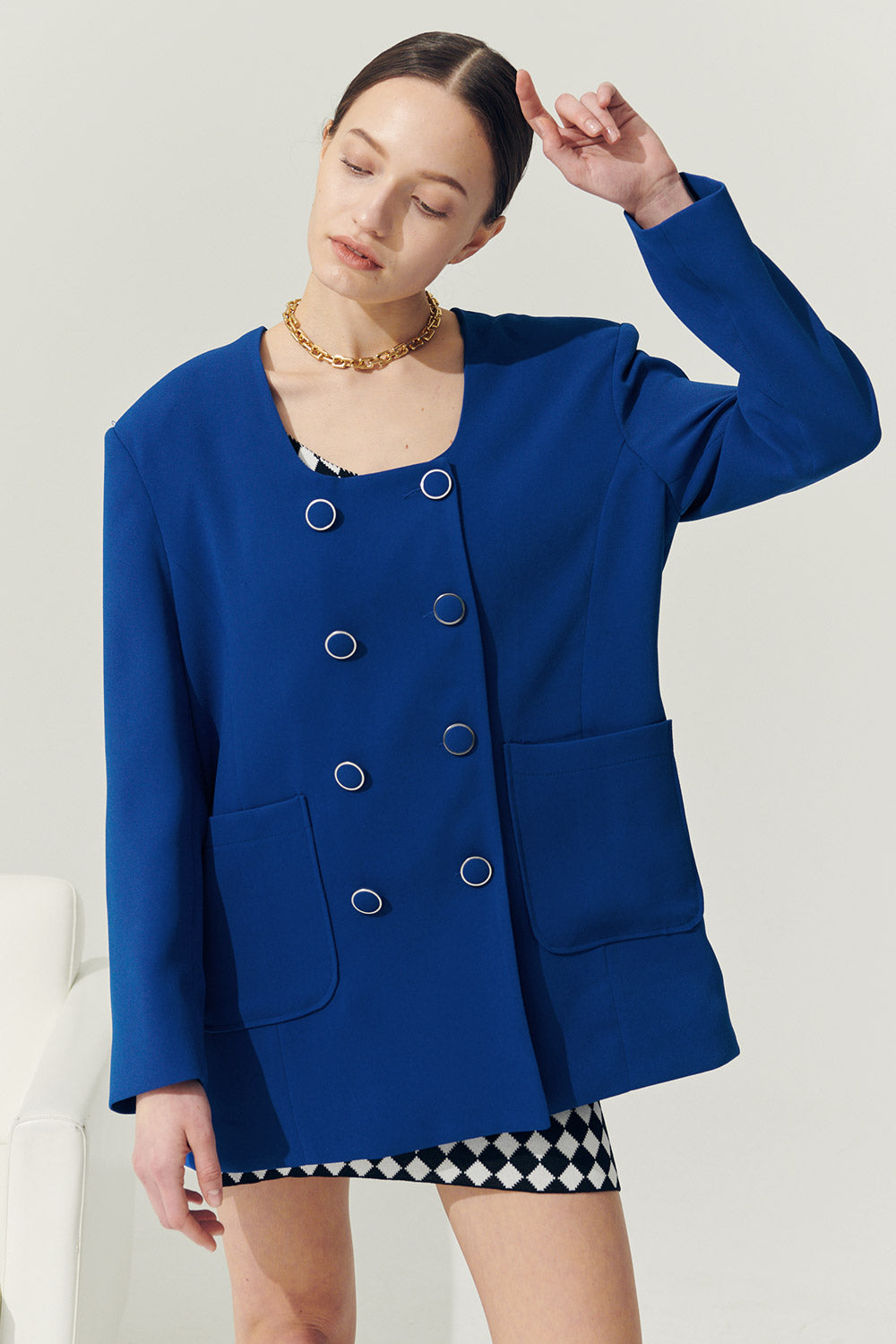 storets.com Re:born Sia Double Button Blazer