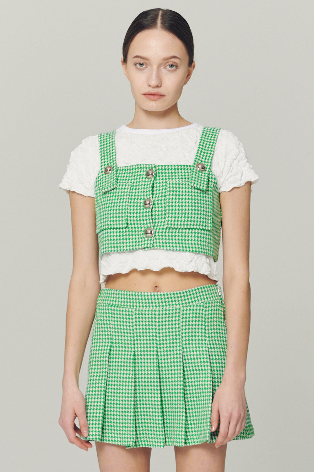 storets.com Haley Buttoned Crop Top