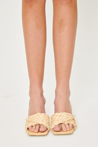 storets.com Liz Woven Raffia Sandals