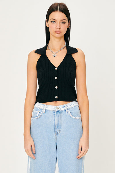 storets.com Avery Knitted Halter Neck Top