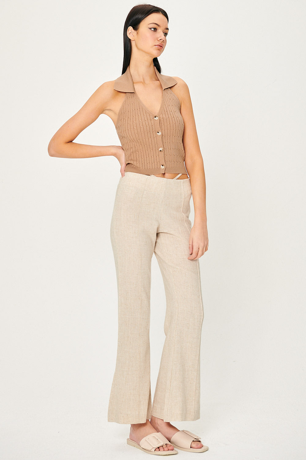 storets.com Avery Knitted Halter Neck Top