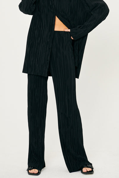 storets.com Maria Flared Leg Plisse Pants