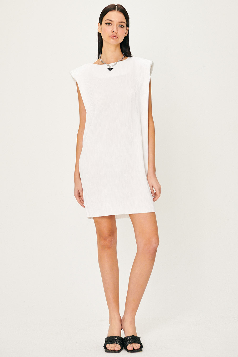 storets.com Sahara Sleeveless Plisse Dress