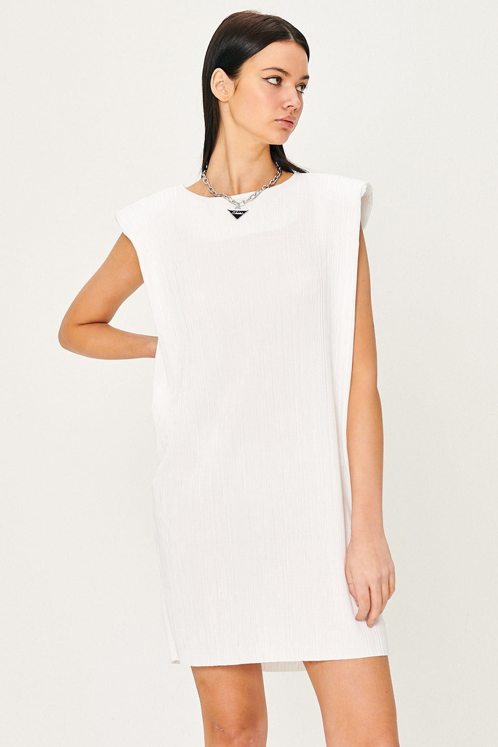 storets.com Sahara Sleeveless Plisse Dress