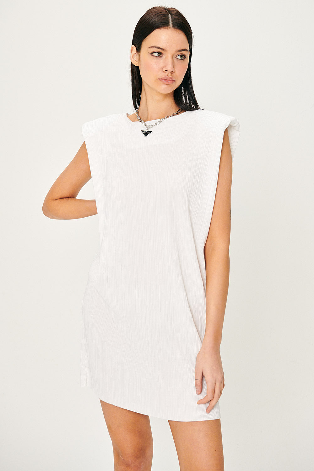 storets.com Sahara Sleeveless Plisse Dress