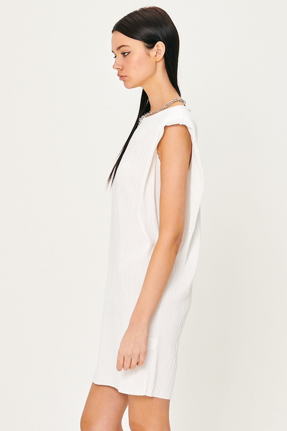 storets.com Sahara Sleeveless Plisse Dress