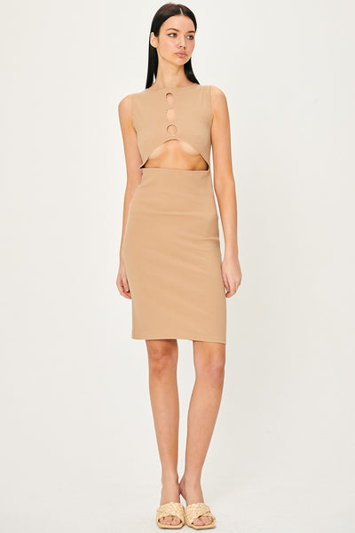 storets.com Samantha Back Cut-Out Midi Dress