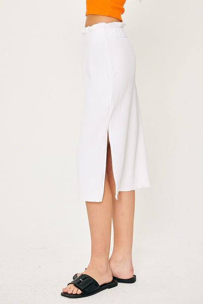 storets.com Gabriela Lettuce Hem Midi Skirt