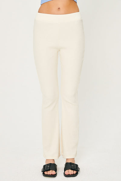 storets.com Ava Ribbed Bootcut Pants