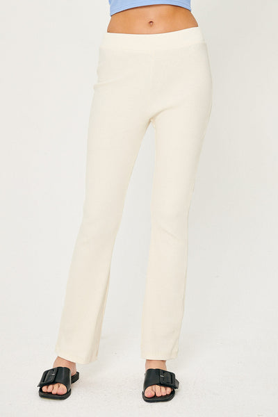 storets.com Ava Ribbed Bootcut Pants