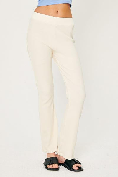 storets.com Ava Ribbed Bootcut Pants
