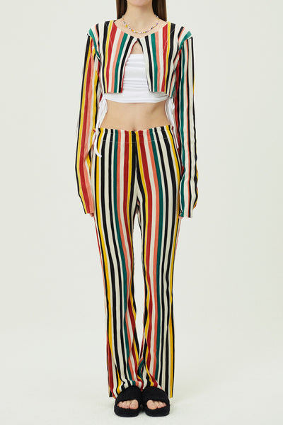 storets.com Nadua Striped Plisse Pants