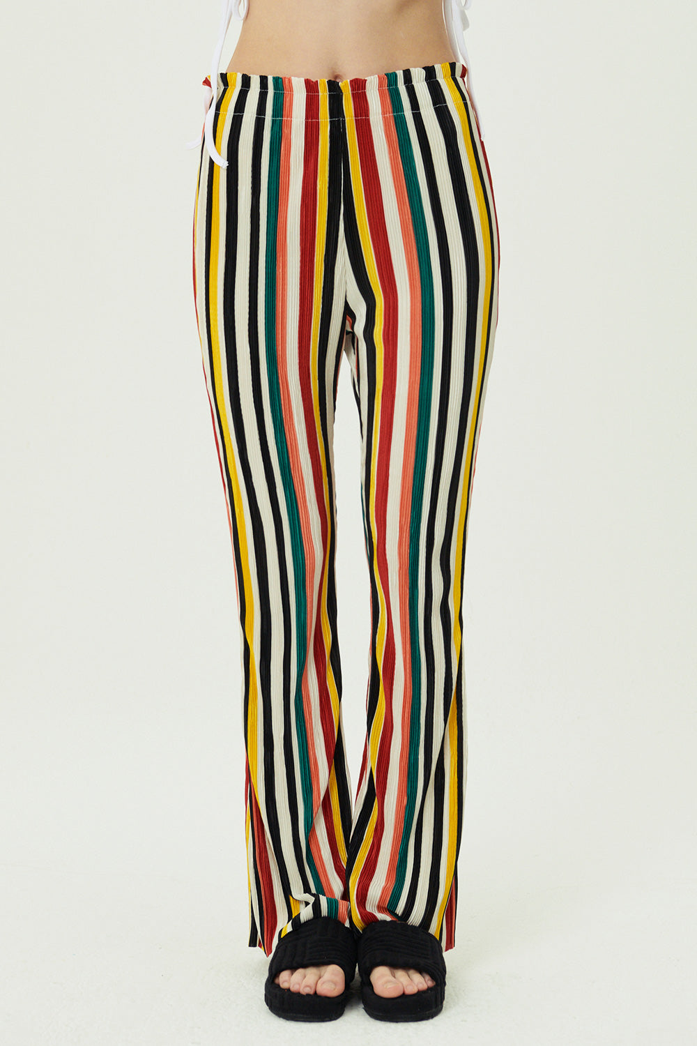 storets.com Nadua Striped Plisse Pants