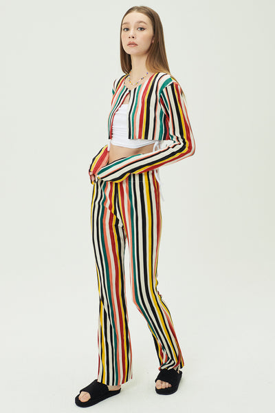 storets.com Nadua Striped Plisse Pants