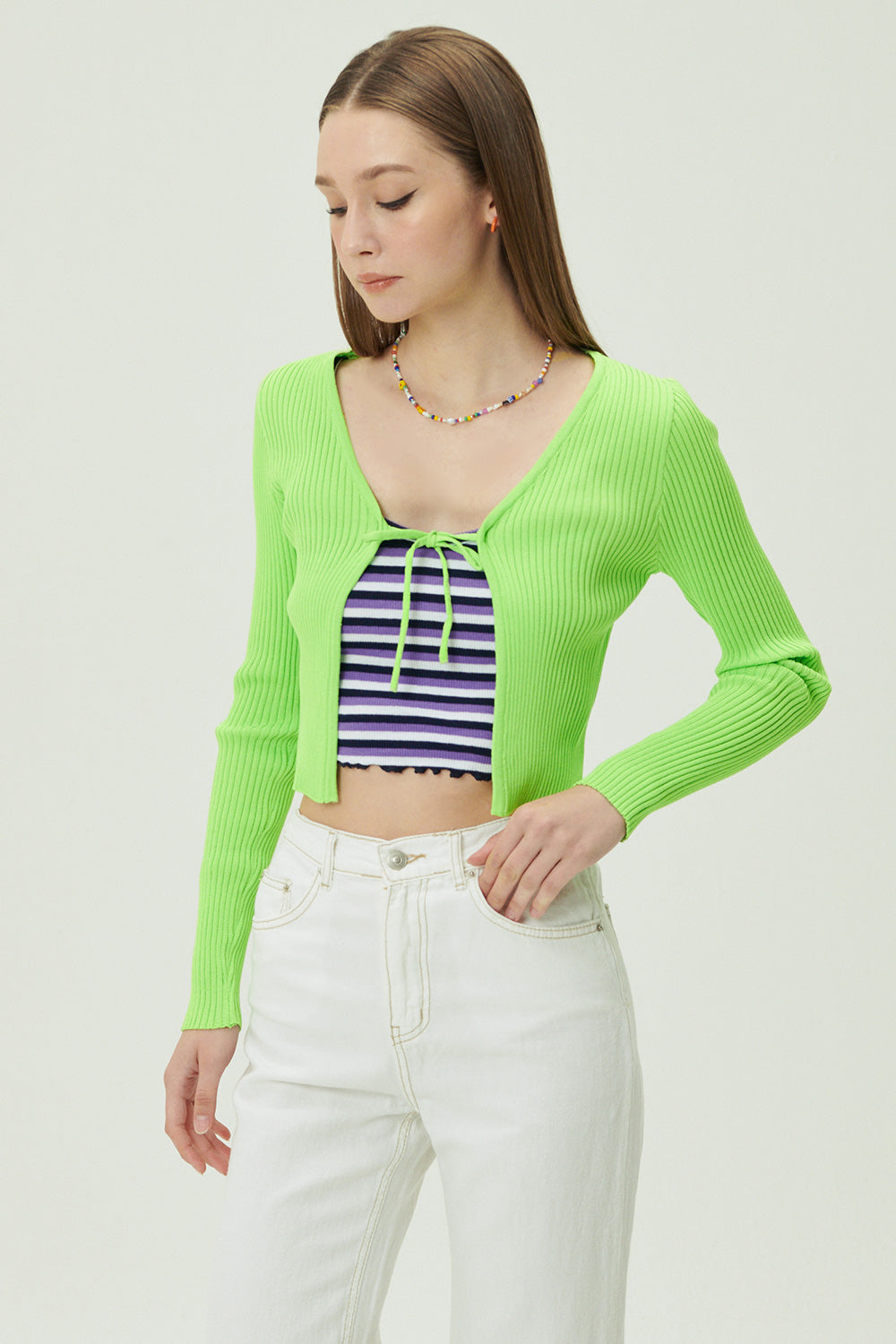 storets.com Elena Tie Front Cardigan