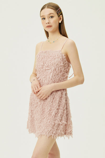 storets.com Liane Faux Feather Dress