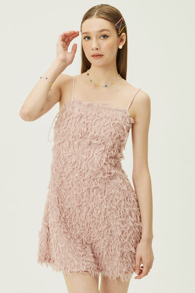 storets.com Liane Faux Feather Dress