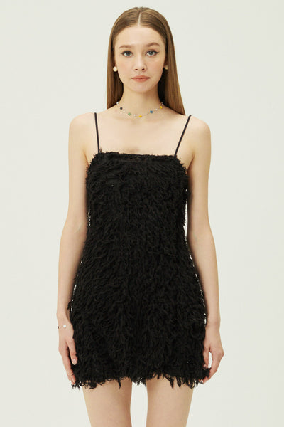 storets.com Liane Faux Feather Dress