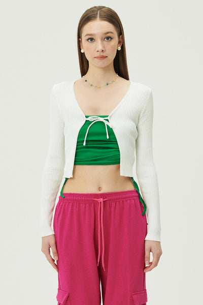 storets.com Elena Tie Front Cardigan