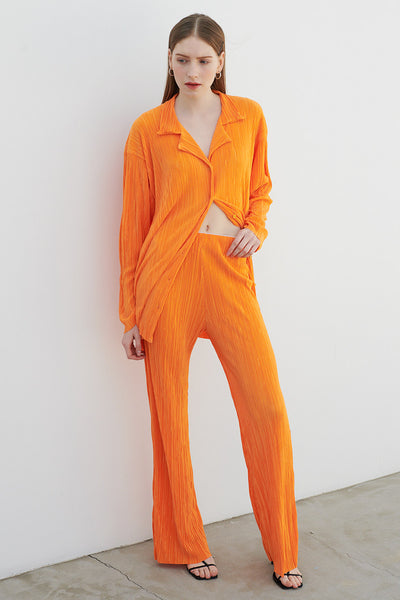 storets.com Maria Oversized Plisse Shirt