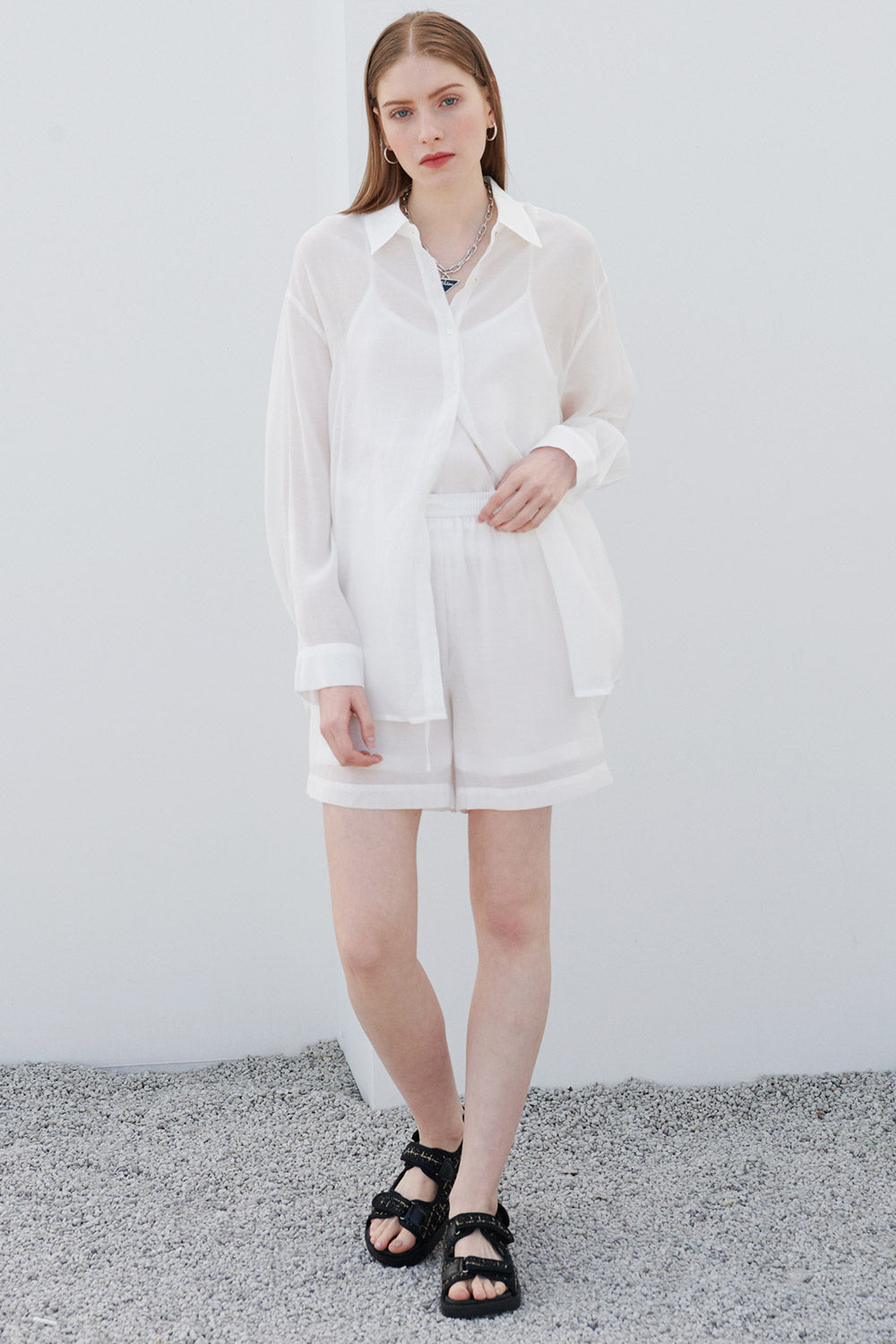 storets.com Elea Tweed Sandals