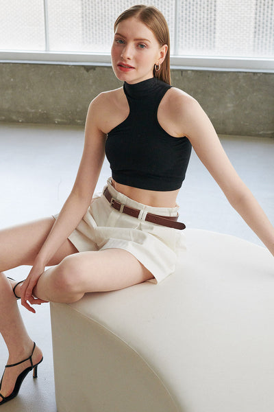 storets.com Aerynn Asymmetric Cutout Top